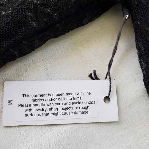 NWT Velvet Brand All Over Lace Sparkly Whimsigoth Dark Fairy Mini dress Sz M - Picture 5 of 9